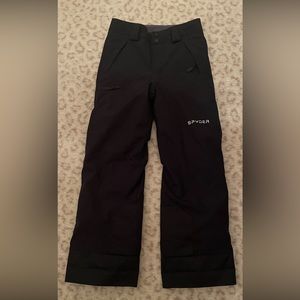Boys Black Spyder Propulsion Size 10 Ski Pants